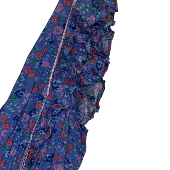 LoveShackFancy Bennet Mini Dress in Summer Blues SZ. S - Picture 12 of 16